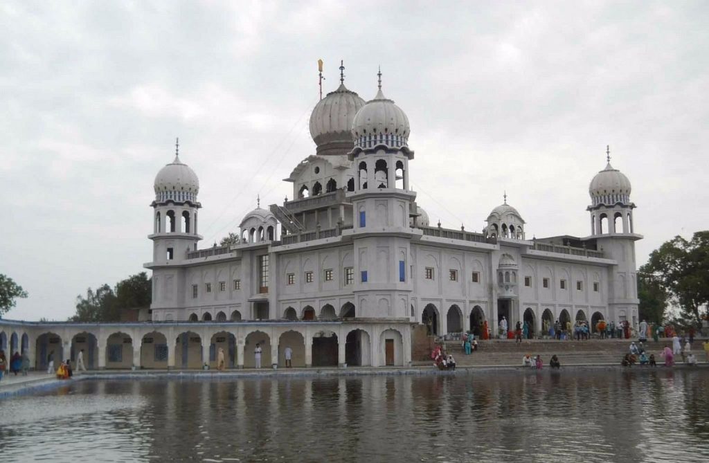 Scenic view of Rani Ka Talab with Shiv Mandir in Ambala Cantonment