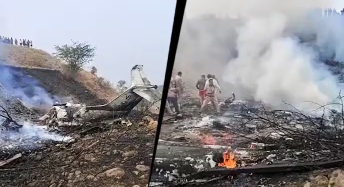 Ajit Pawar plane crash at Baramati airport during landing attempt