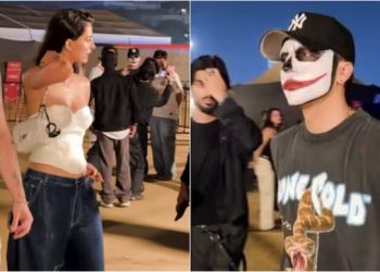 Talwiinder with Disha Patani at Udaipur wedding