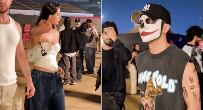 Talwiinder with Disha Patani at Udaipur wedding