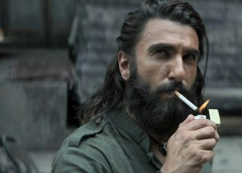 Dhurandhar 2 film poster featuring the upcoming action thriller sequel