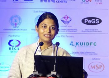IAS officer Padma Jaiswal during her tenure in the AGMUT cadre