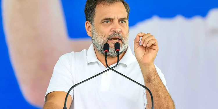 Rahul Gandhi speaking on the CBSE results controversy and alleged tampering claims