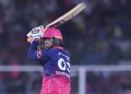 Vaibhav Sooryavanshi batting for Rajasthan Royals during IPL match against Mumbai Indians