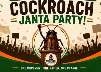 Cockroach Janata Party viral Instagram movement surpasses BJP followers on social media